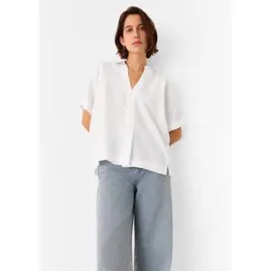 Whistles White Sasha Relaxed Shirt